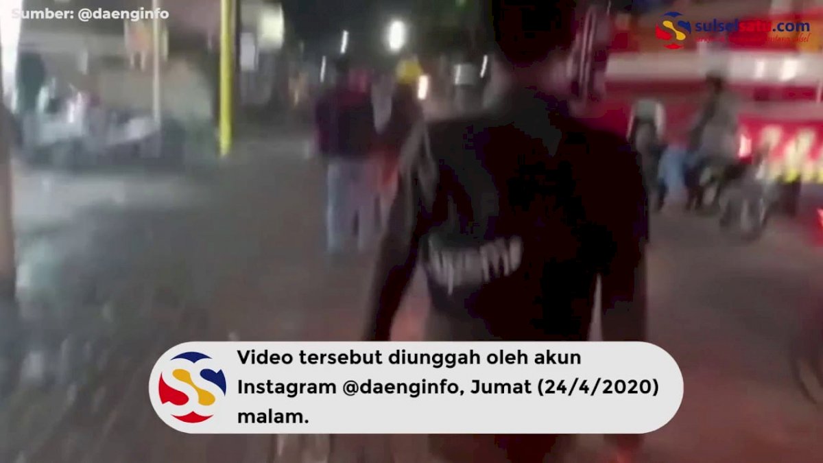 VIDEO: Tak Patuhi PSBB, Sejumlah Warkop di Makassar Disemprot Air Pemadam Kebakaran