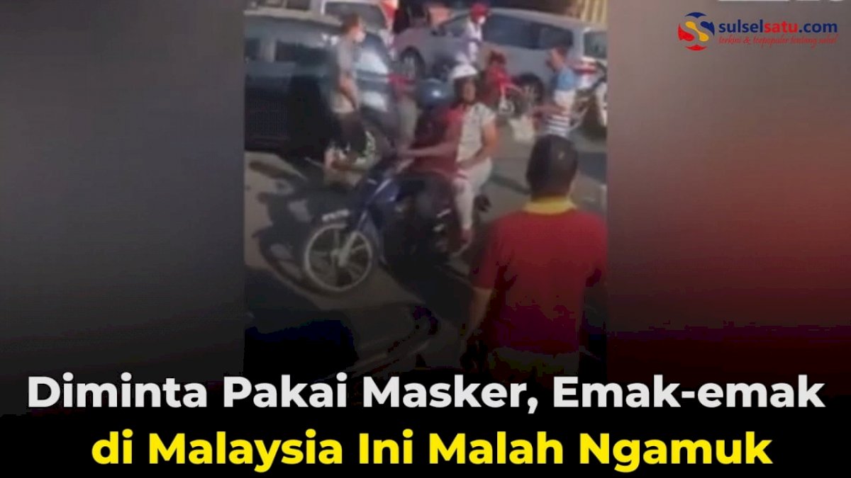 VIDEO: Diminta Pakai Masker, Emak-emak di Malaysia Ini Malah Ngamuk