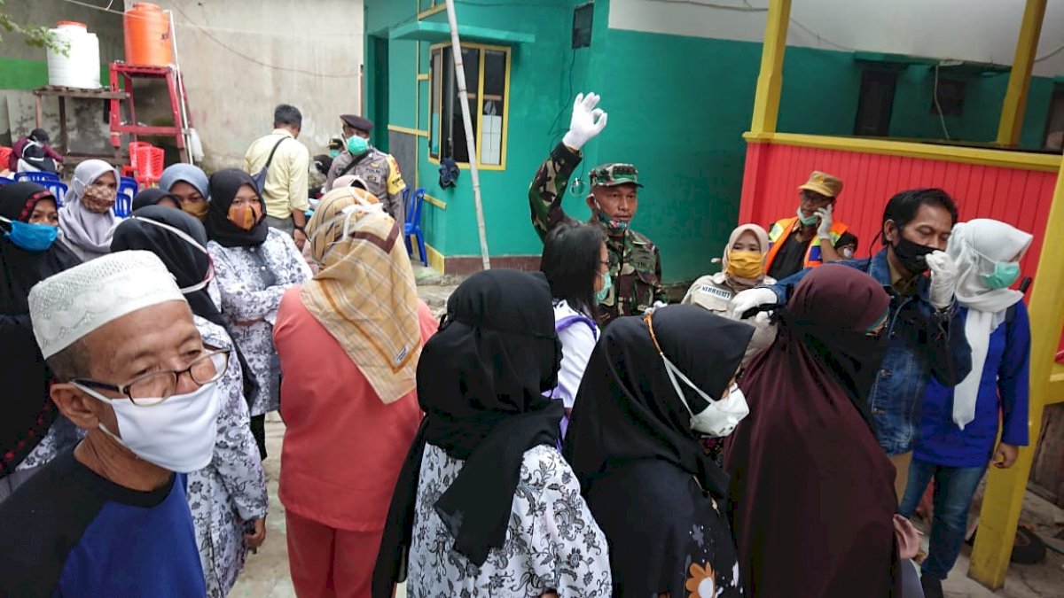 Lantamal VI Dukung Pemkot Makassar Rapid Test Massal di Pulau Kodingareng
