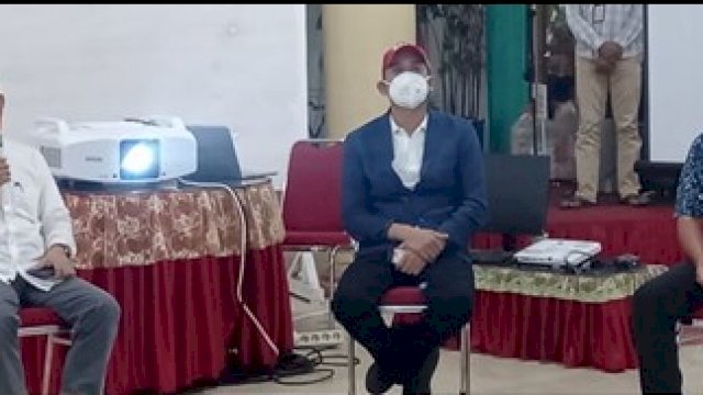 Silaturahmi Prof Yusran bersama Forkopimda di Posko Covid-19 Makassar. (ist)