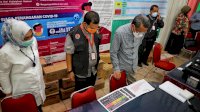 Gubernur Nurdin Kembali Kunjungi Posko Covid-19 Kota Makassar, Bahas Evaluasi PSBB