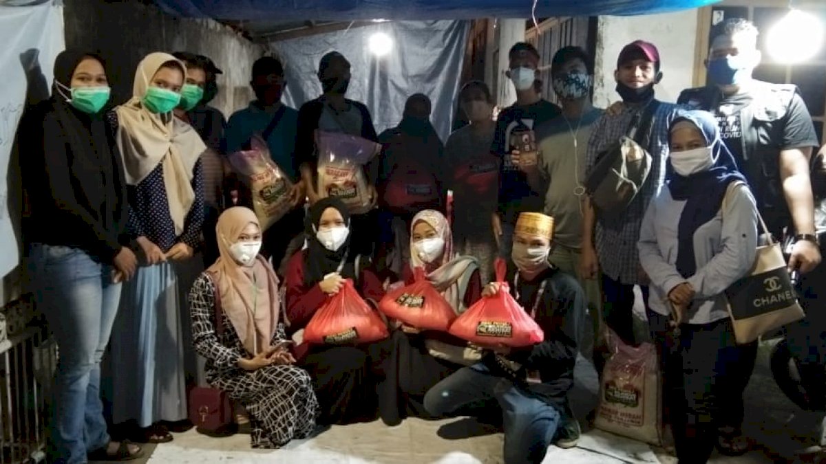 RAI Makassar Serahkan Bantuan ke Korban Kebakaran Tammua