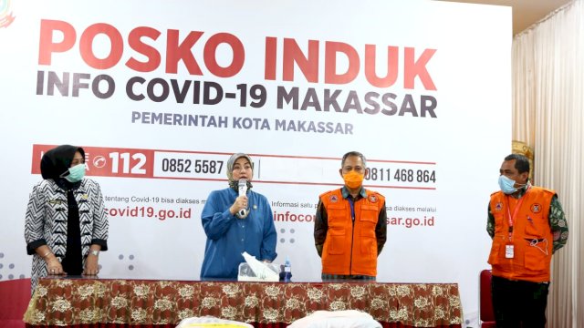 Anggota Fraksi Demokrat DPR RI Aliyah Mustika Ilham kunjungan ke Posko Covid-19 Makassar. (ist)