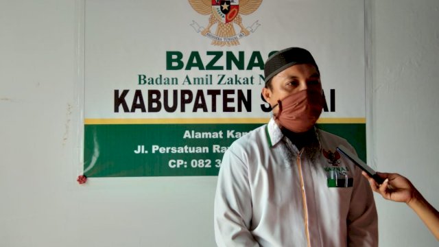 Ketua III Bidang Keuangan dan Pelaporan Basznas Sinjai, Munir. (ist)