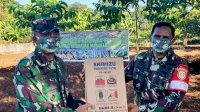 Lantamal VI Serahkan Pompa Air untuk Kebun Ketahanan Pangan Covid-19