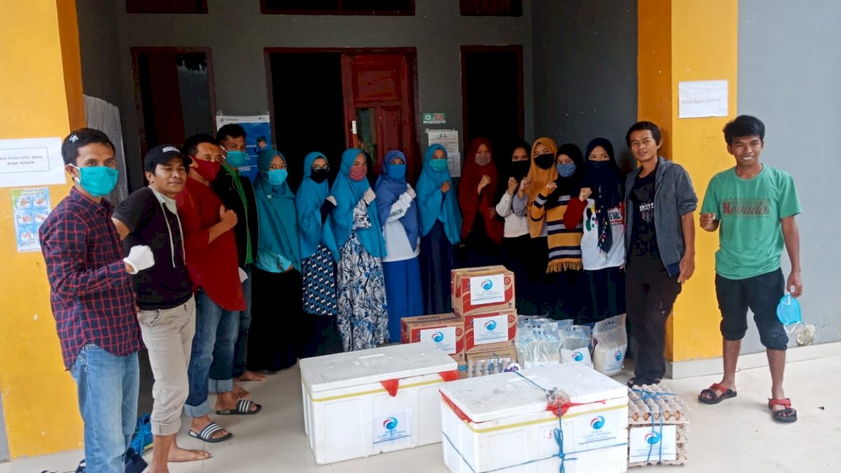 DPC PGI Sinjai Distribusikan Bantuan untuk Warga Terdampak Covid-19 di Sinjai Barat