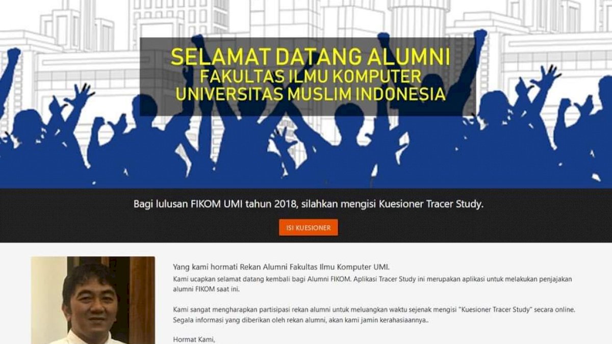Tracer Study FIKOM melayani kebutuhan Alumninya