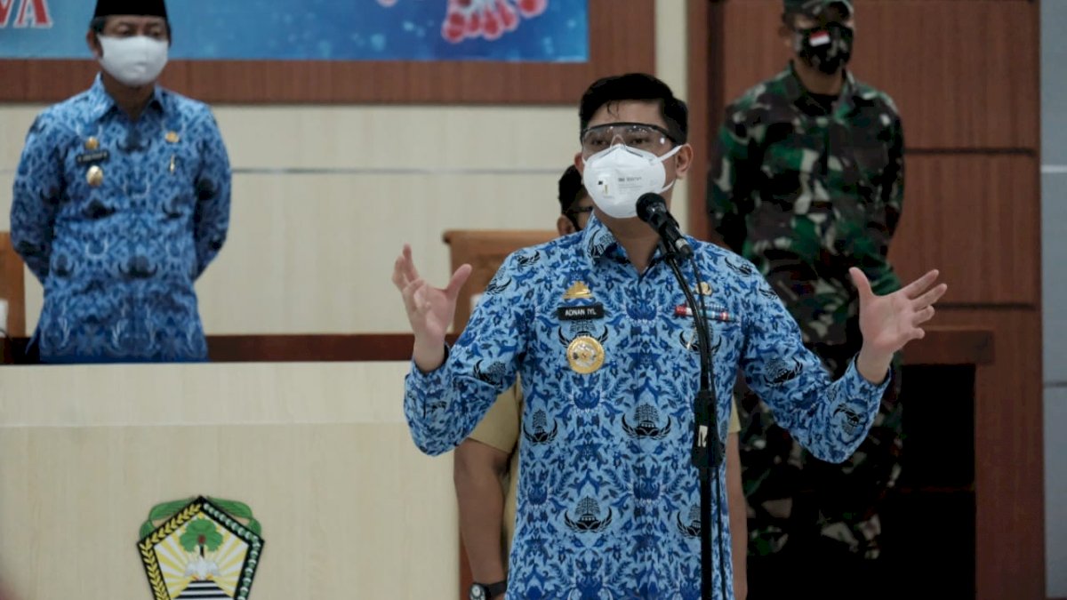 Cegah Penyebaran Covid-19 di Gowa, Adnan Keluarkan Perbup Wajib Masker
