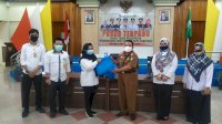 BPN Parepare Serahkan Bantuan Sembako untuk Penanganan Covid-19