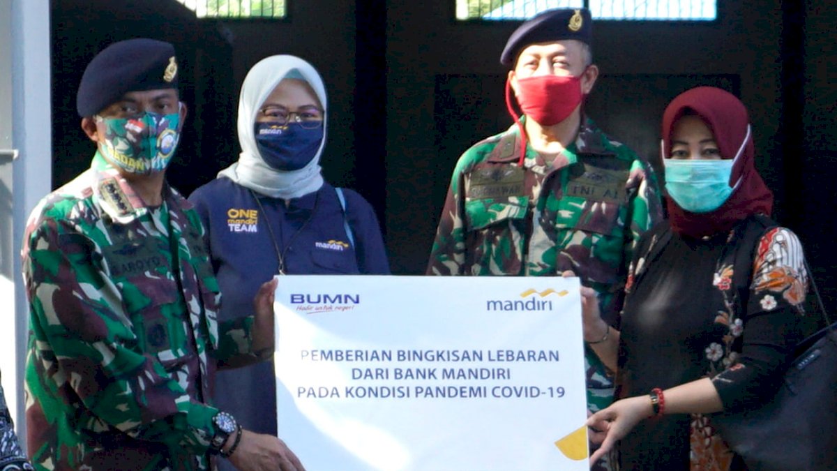 Lantamal VI Gandeng Bank Mandiri KCP Sulawesi Gelar Bazaar Murah Ramadhan