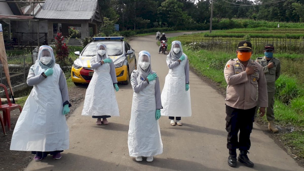 Polsek Sinbar Perketat Penjagaan Diperbatasan Sinjai-Gowa