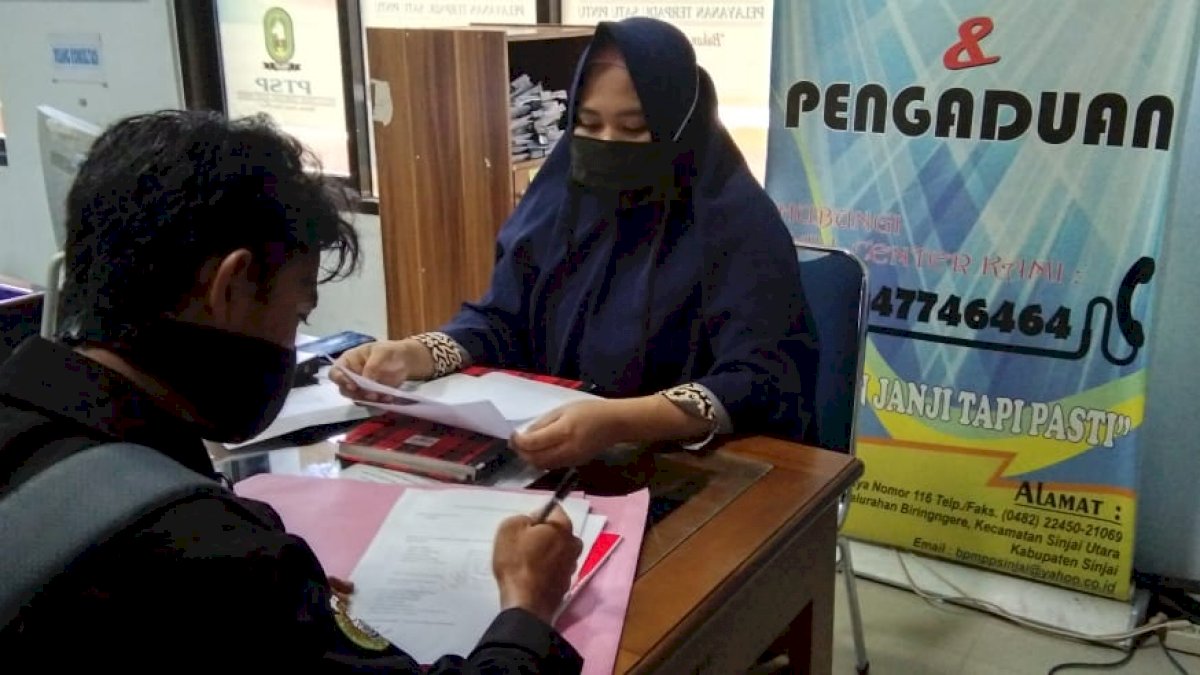 Meski Pandemi Covid-19 Melanda, Dinas PTSP Sinjai Tetap Layani Masyarakat