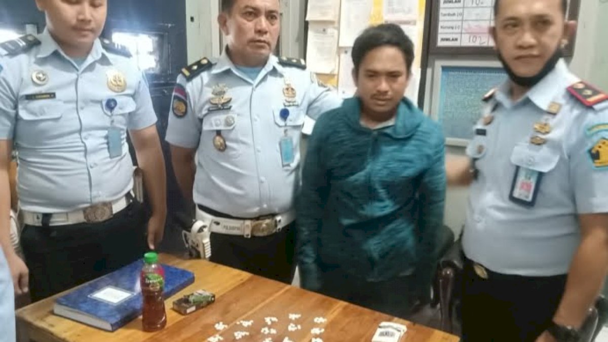 Pemuda Jeneponto Kedapatan Pasok Obat Terlarang Ke Rutan Kelas IIB