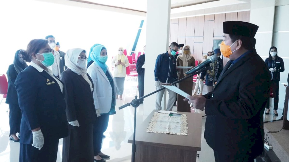 Sembilan Pejabat Fungsional Lingkup Pemprov Sulsel Dilantik Sekprov