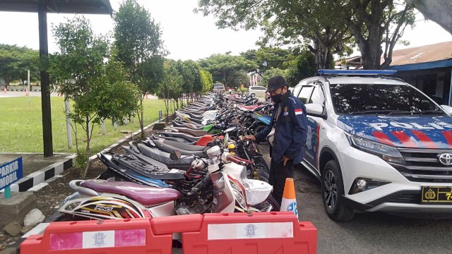 Sepanjang Ramadhan, 109 Kendaraan Terjaring Razia Polisi di Jeneponto