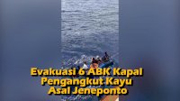 VIDEO: Detik-detik Evakuasi ABK Kapal yang Tenggelam di Laut Kabaena Bombana
