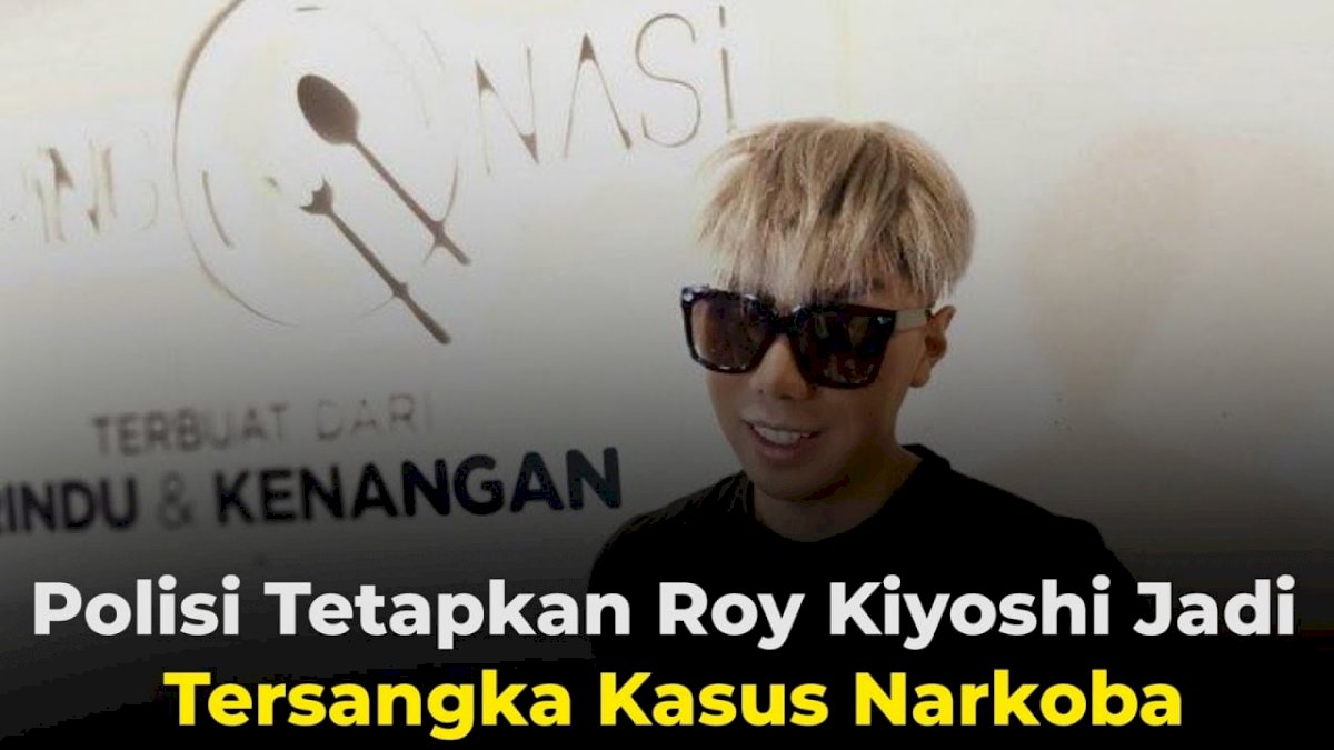 VIDEO: Polisi Tetapkan Roy Kiyoshi Jadi Tersangka Kasus Narkoba