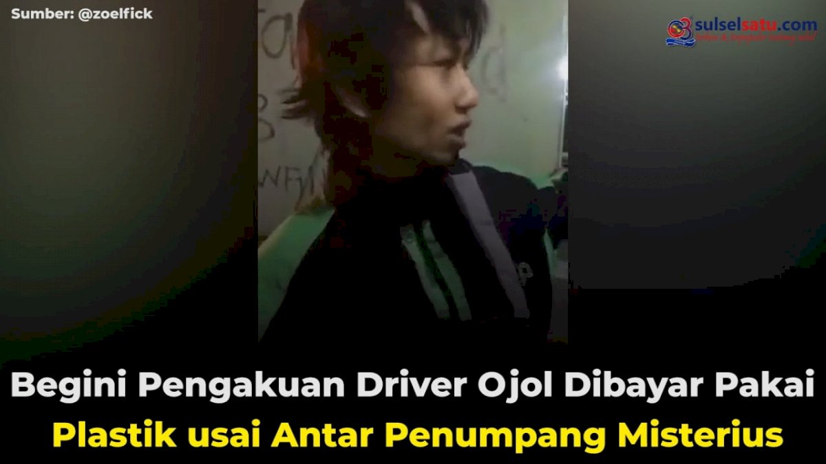 VIDEO: Begini Pengakuan Driver Ojol Dibayar Pakai Plastik usai Antar Penumpang Misterius