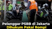 VIDEO: Pelanggar PSBB di Jakarta Dihukum Pakai Rompi