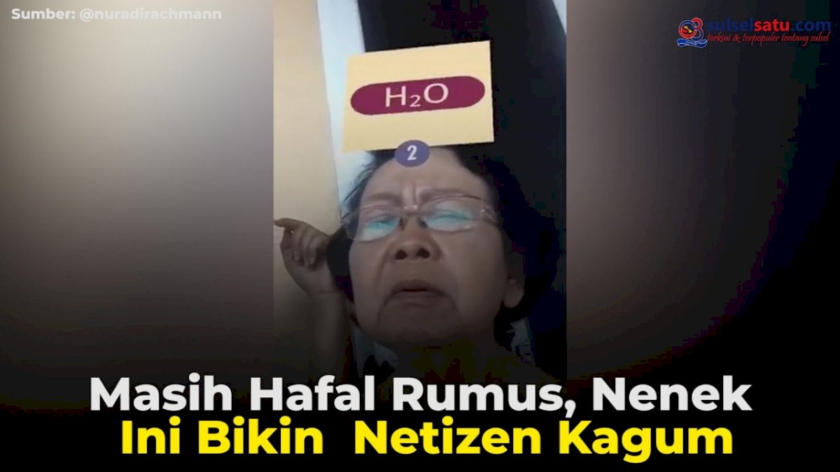 VIDEO: Masih Hafal Rumus, Nenek Ini Bikin Netizen Kagum