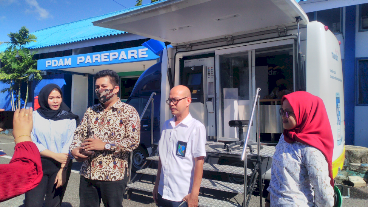 PDAM Parepare Inovasi Gandeng Bank Mandiri Bayar Tagihan Air Secara Online