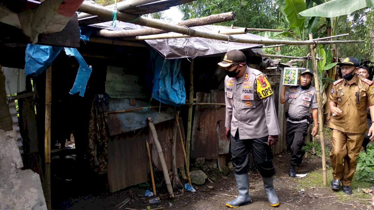 Gerak Cepat Kapolres Sinjai ke Warga Kurang Mampu Terdampak Covid-19