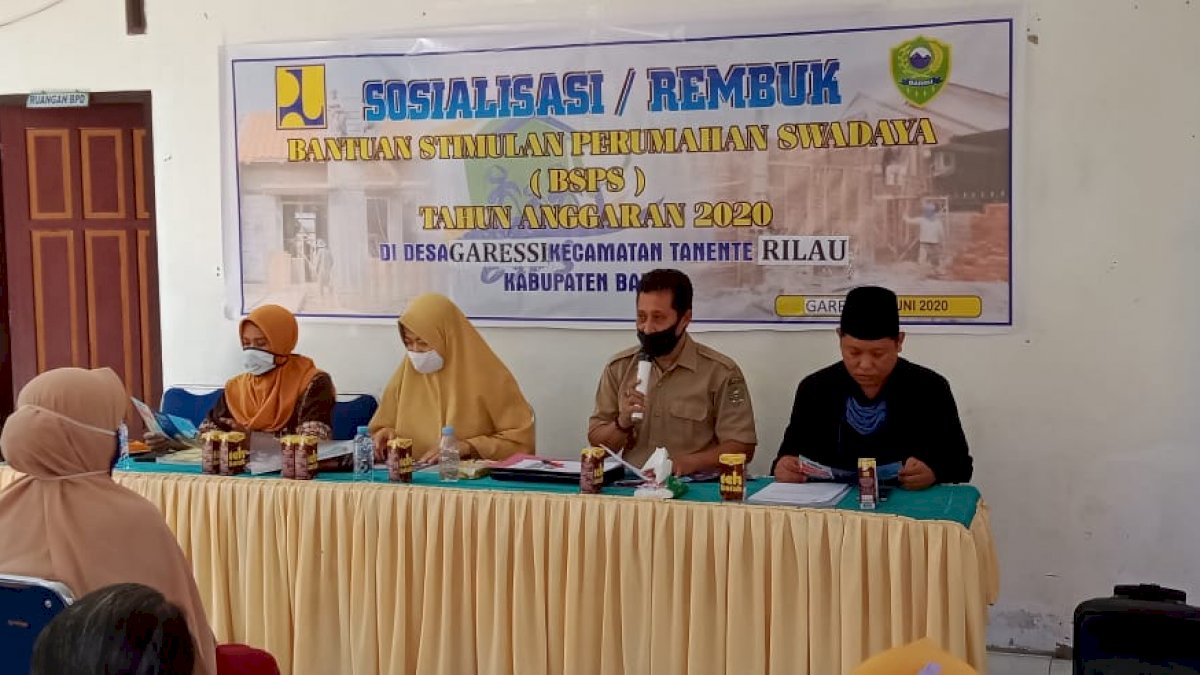 Aras Bantu Program Bedah Rumah ke 360 KK di Barru