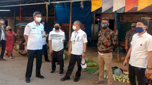 Yusran Sidak ke Pasar Terong. (Ist)