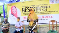 Sri Rahmi Ingatkan Warga Saat Reses, Tidak Mudah Terprovokasi Isu Covid-19