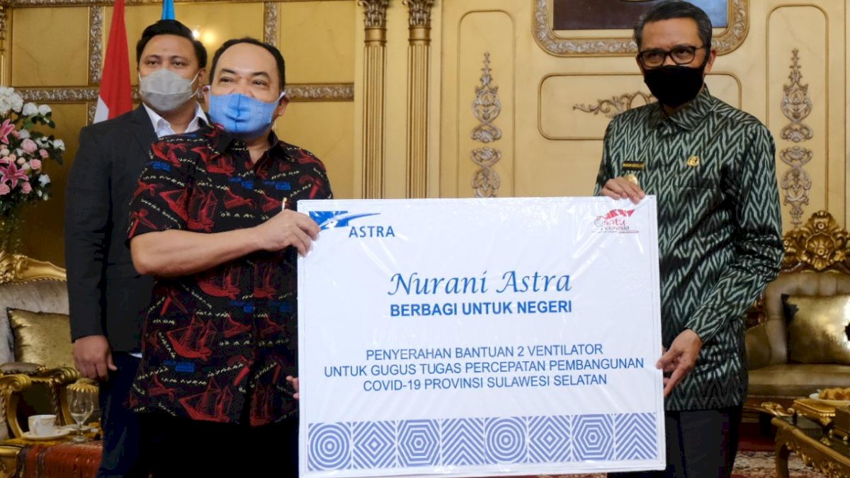 Astra Sumbang Ventilator Khusus ICU untuk Penanganan Covid-19 di Sulsel