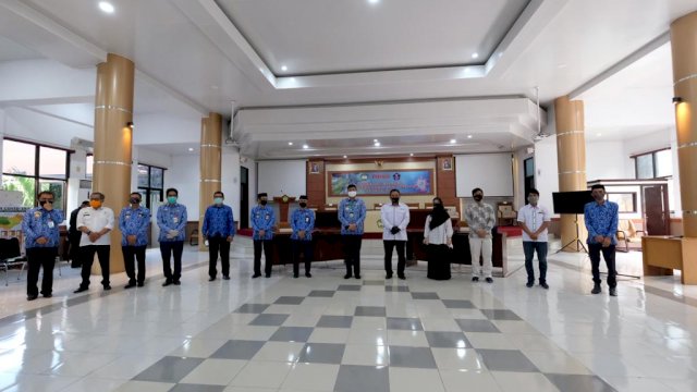 Komisioner Bawaslu saat audiens dengan Bupati Gowa Adnan Purichta Ichsan. (ist)