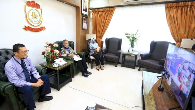 Peresmian ekowisata mangrove Lantebung secara virtual. (ist)