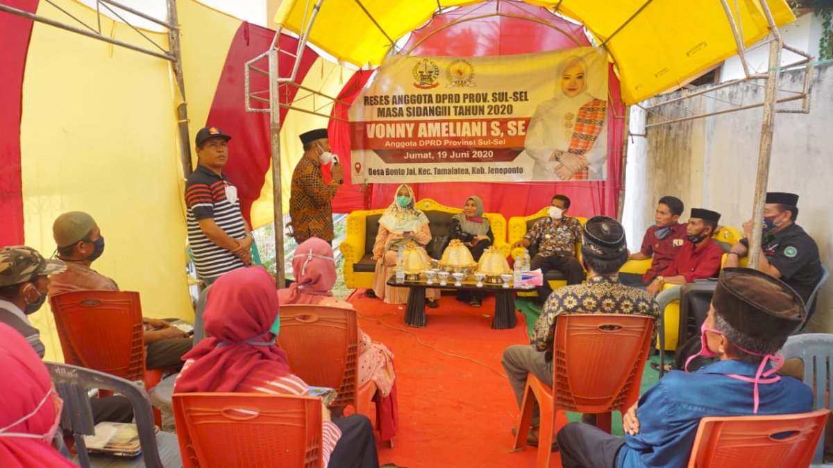 Terapkan Protokol Ketat, Reses Vonny Ameliani Dipuji Warga di Jeneponto