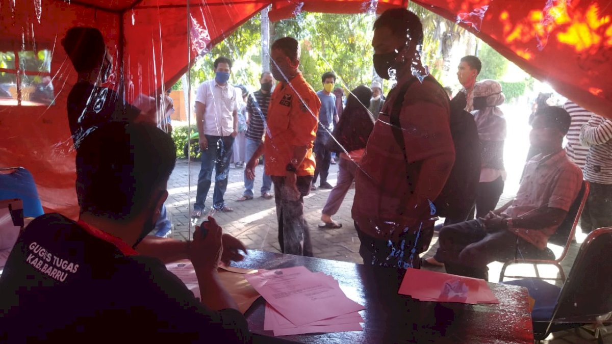 Tim Gugus Tugas Barru Layani Rapid Test Gratis, Ini Jadwalnya