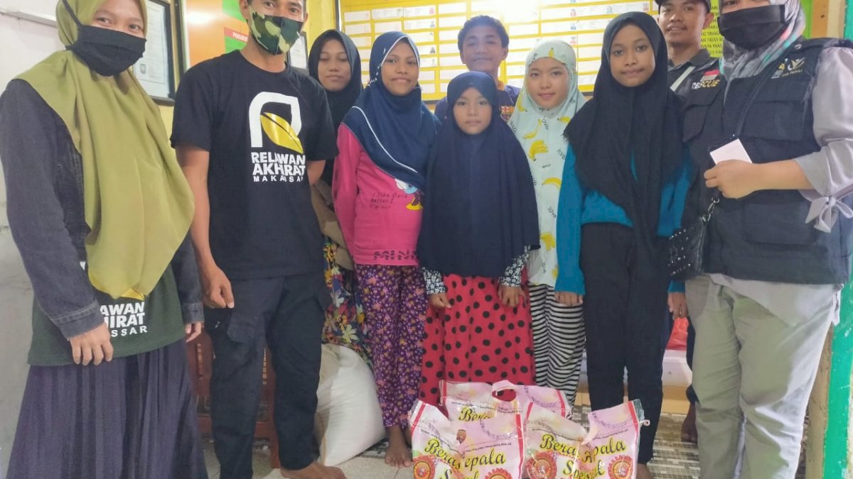 Relawan Akhirat Makassar Kembali Salurkan Sumbangan untuk Panti Asuhan