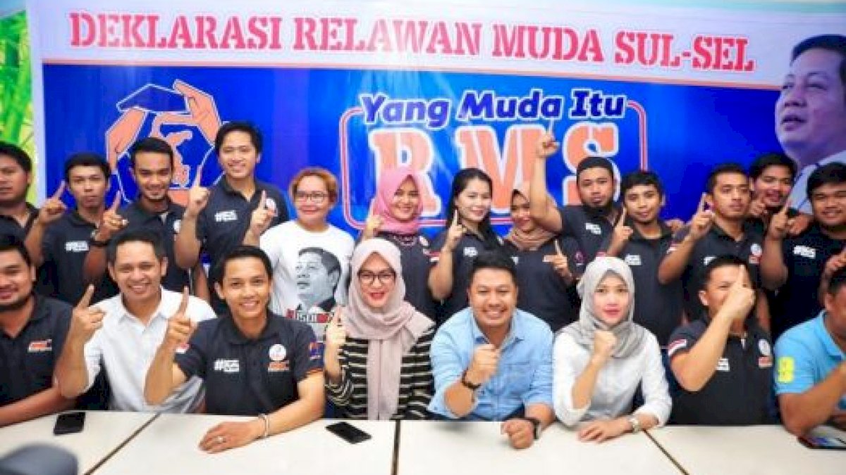 Relawan Muda Sulsel Deklarasi Dukung Danny-Fatma, Siap Galang Suara Milenial