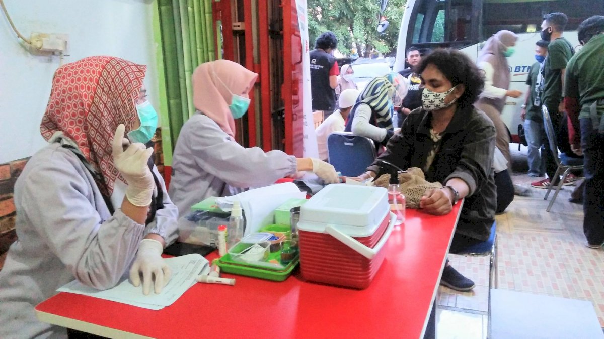 Di Tengah Pandemi, Rewalan Akhirat Makassar Gelar Aksi Sedekah Darah