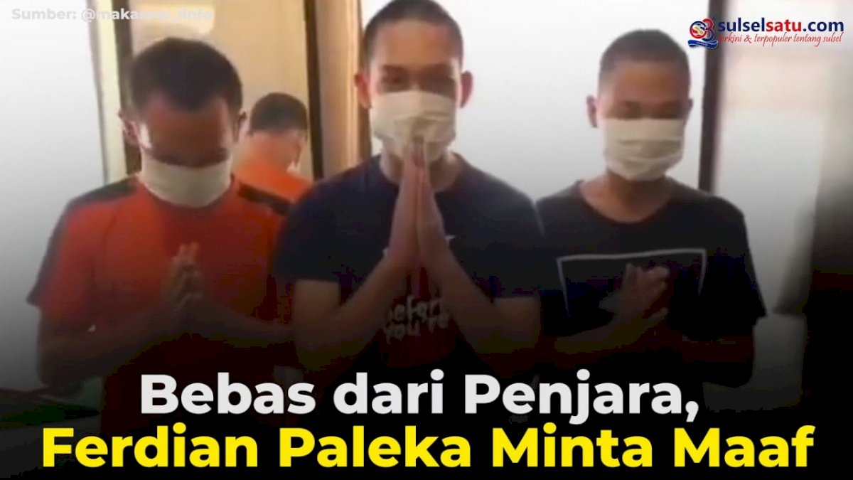 VIDEO: Bebas dari Penjara, Ferdian Paleka Minta Maaf