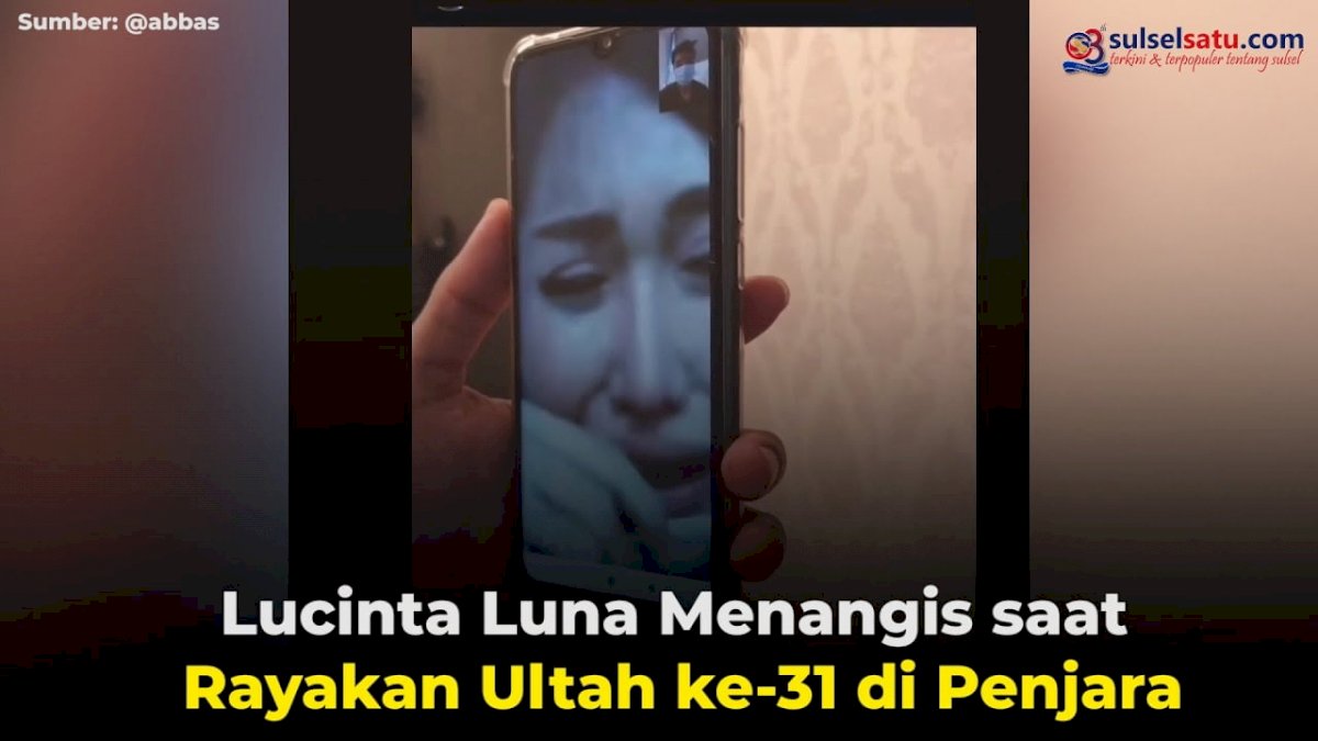 VIDEO: Lucinta Luna Menangis saat Rayakan Ultah ke-31 di Penjara