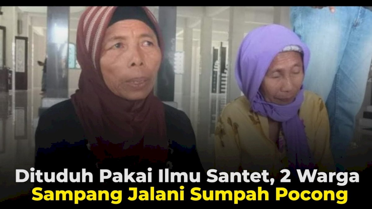 VIDEO: Dituduh Pakai Ilmu Santet, 2 Warga Sampang Jalani Sumpah Pocong