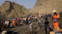 126 Pekerja Tewas Akibat Longsor Tambang Batu Giok di Myanmar
