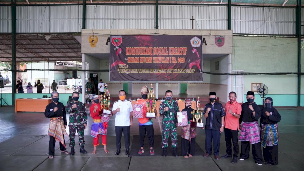 Hadiri Festival Pencak Silat di Kodam XIV Hasanuddin, Ini Harapan Wagub Sulsel