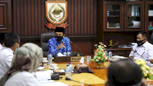 Pengurus APPBI temui Pj Wali Kota Rudy Djamaluddin.(ist)