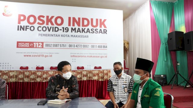 Rudy Djamaluddin jamu kunjungan pengurus GP Ansor. (ist)