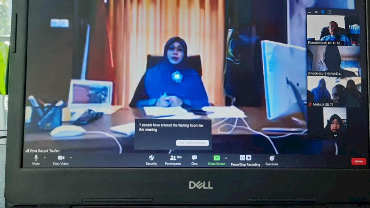 Ketua PKK Parepare Gagasan Webinar, Hadirkan Siswa Orangtua dan Guru