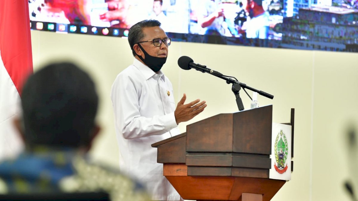 Di Hadapan Mendagri, Nurdin Abdullah Paparkan Persiapan Pilkada di Tengah Pandemi Covid-19