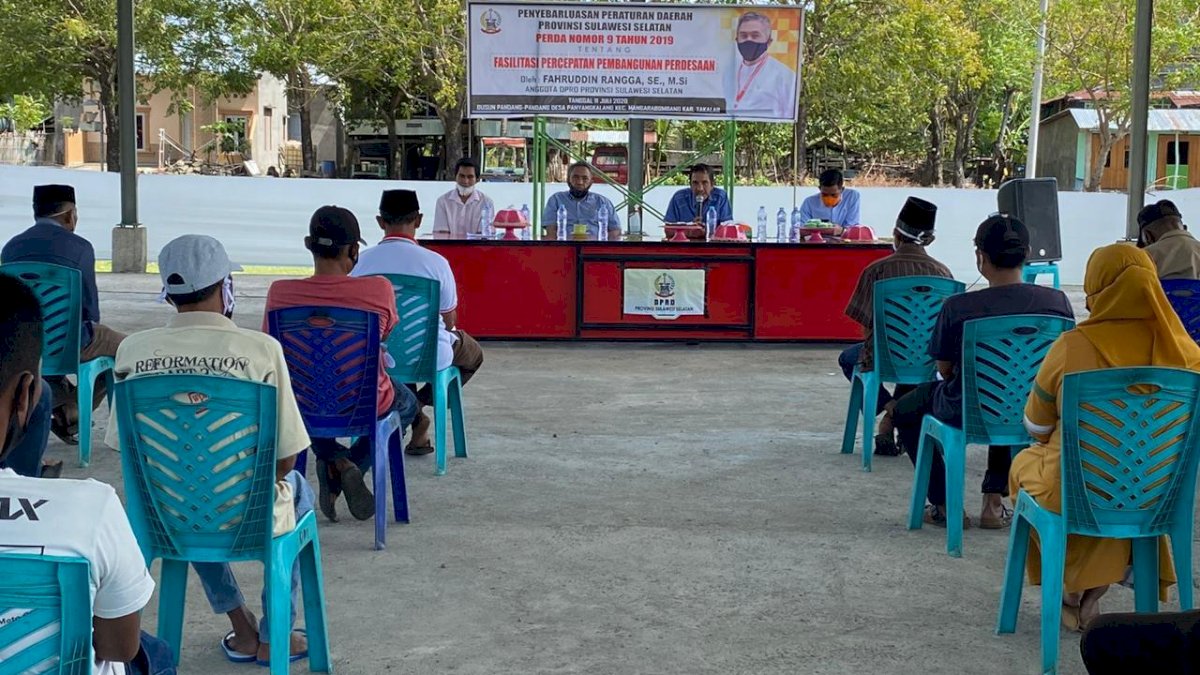 Fahruddin Rangga Sosialisasi Produk Hukum Akselarasi Pembangunan Pedesaan
