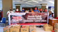 Astra Motor Makassar Salurkan 120 Paket Sembako kepada Korban Banjir Masamba