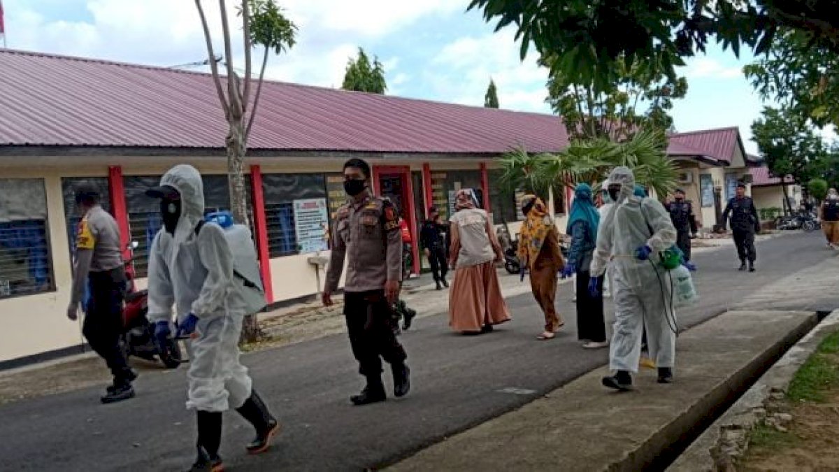 Penghuni Asrama Brimob Positif Covid, Pemkot Parepare Sterilisasi Area