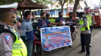 Satlantas Polres Jeneponto Sosialisasi Keselamatan Berlalu Lintas dan Protokol Kesehatan